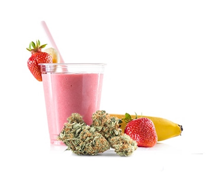 Cannabis-Strawberry-Banana-Smoothie