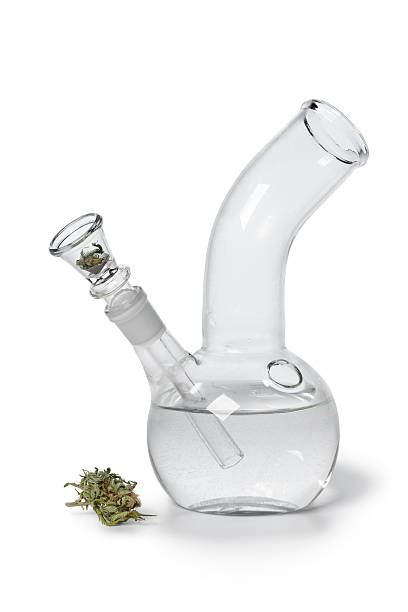 Bong with weed